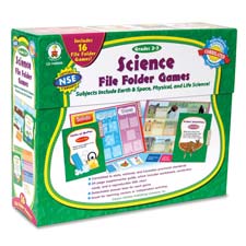 Science File Folder Game, 16 Games, Grades K-1