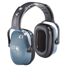 Clarity C1 Sound Management Earmuffs, Light Blue