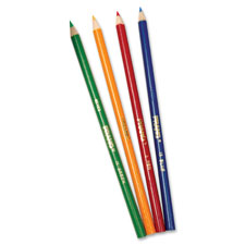 Prang Colored Pencils, 3.3 mm, 7" Long, 12 Color Set