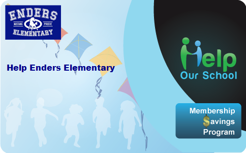 Help Enders Elementary Membership Savings Card - Bulk