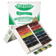 Crayola Colored Pencil Class Pack, 462/BX, 14-Ast
