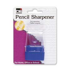 Pencil Sharpener, w/ Cone Receptacle, Assorted