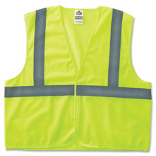 Safety Vest, Economy, ANSI-compliant Reflective, S/M, Lime