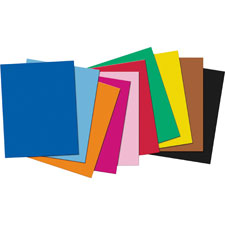 Poster Board, 4-Ply, 22"x28", 25 Sheets/CT, Black