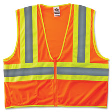Two-Tone Vest, CLS-2, L/XL, Orange