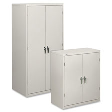 Storage Cabinet, 2 Shelves, 36"x18-1/4"x41-3/4", Light Gray