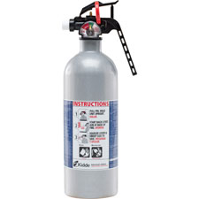 Fire Extinguisher, 5B:C, 3-1/4"Wx3-1/4"Lx11-7/10"H, Silver