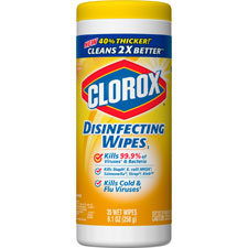 Disinfecting Wipes, 35 Wipes/Canister,12/CT, Citrus Blend