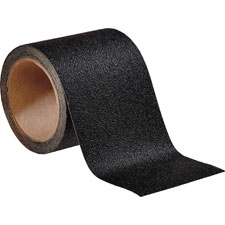 Slip-Resistant Tread, Indoor/Outdoor, 4"Wx15'L, Black