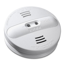 Smoke Alarm, Photo/Ion, Dual Sensor, Batt Opr, White